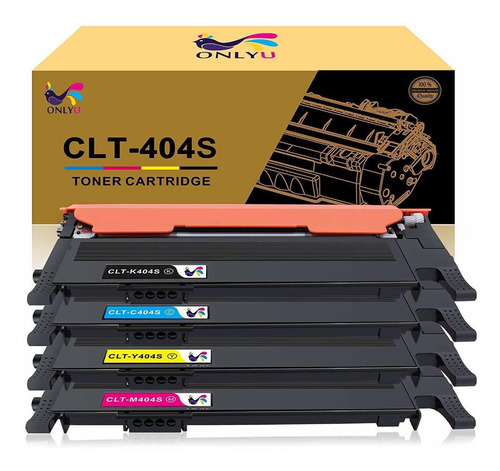 Toner Alternativo ( X4 ) 4 Colores Onlyu Clt-404 Clt-k404...