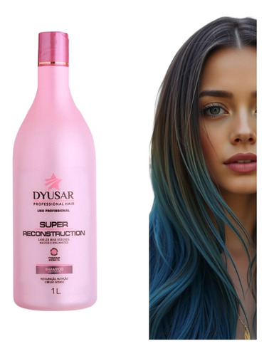 Shampoo Reconstrutor Dyusar 1l Para Cabelos Danificados