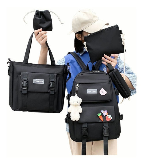 Mochila escolar para niñas juego de 2 piezas 363 Mochila escolar para niñas juego de 2 piezas 363