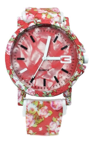 Kit 10 Relógios Feminino Silicone Flor Da Moda Atacado Promoção P/ Revenda Top Modelos Novos Re-o2