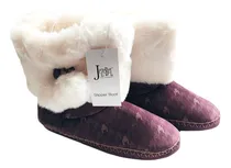 Comprar Botas Dama Niña Afelpadas Para Descanso Frio Comodas Calidas