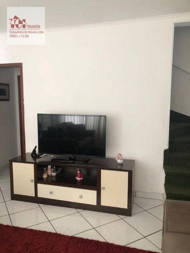 Imagem 3 de 30 de Sobrado Com 3 Dormitórios À Venda, 203 M² Por R$ 590.000,00 - Vila Curuçá - Santo André/sp - So0627
