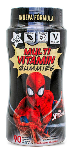 Biodesa Kids Spiderman Multivitamin 90 Gums - Sabores Mixtos