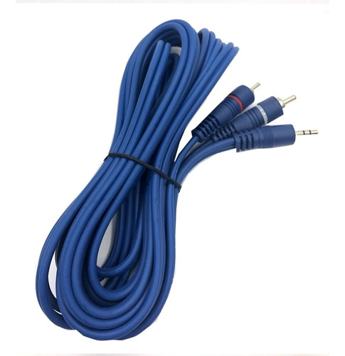 Cable De Audio Plug 3.5 St A 2 Rca Gold 4 Mts Alta Calidad