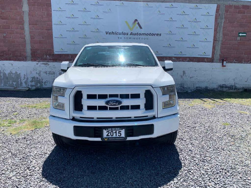 Imagen 2 de 15 de Ford F 150 2015 4p Xl Crew Cab 4x4 V8/5.0 Aut