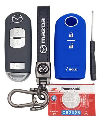 ` Funda For Llave Remota Mazda 3 2 6 Cx3 Cx5 Cx8 Mx5 3b+