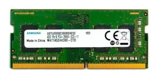 Memoria RAM color verde 4GB 1 Samsung M471A5244CB0-CTD