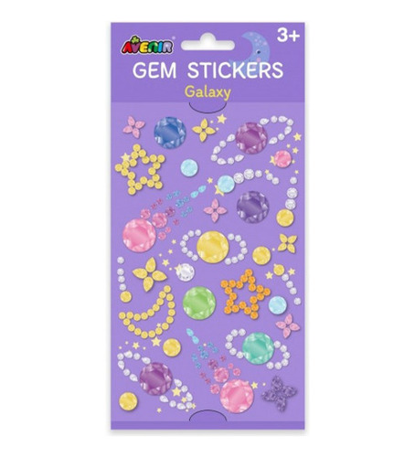 Stickers Gema Para Niños Galaxia - Avenir -
