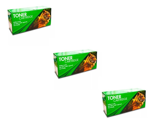 3 Toner Generico Marca Tigre  Hp 126a Ce310a 