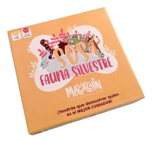 Juego Infantil Didactico S.o.s Fauna Silvestre Macachin