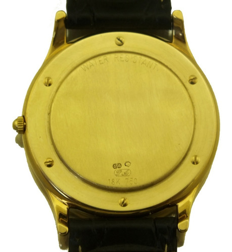 Relógio De Pulso Mido Gold Date Ouro 18k Masculino J22032