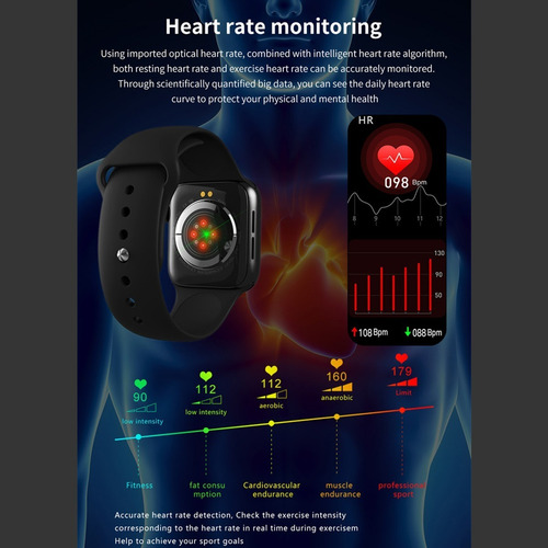 Imagen 8 de 8 de Smart Watch Reloj Inteligente Hw16 Touch Original Fralugio