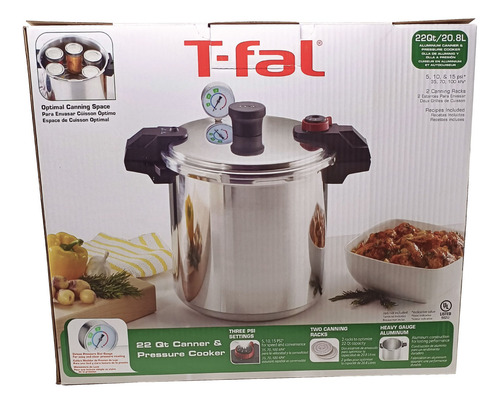 Olla De Presión Express 22 Qt (20.8 L) Alumin T-fal P3105231