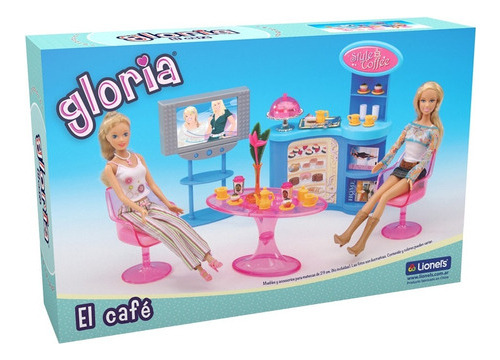 Gloria Juego De Muebles El Café Set Para Muñecas Lionel´s