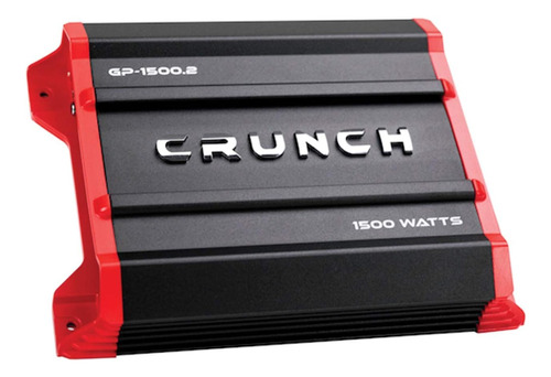 Amplificador Multicanal Crunch Gp-1500.2, 2 Canales, 1500 W