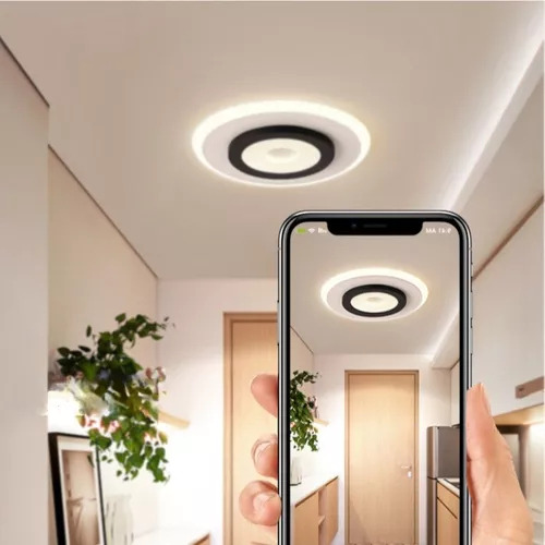 Lámpara De Techo Led Moderna Con Luz Tricromática Para Sala