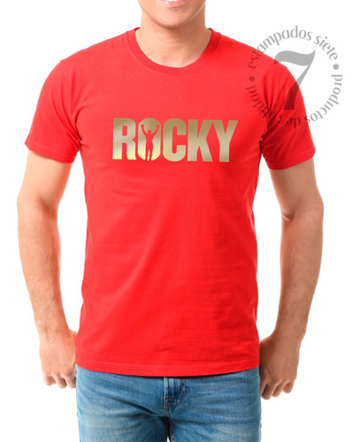 Polera Manga Corta Hombre Rocky Gold 2