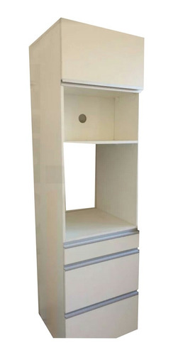 Imagen 2 de 4 de Mueble Torre Para Horno De Empotrar Y Microondas.