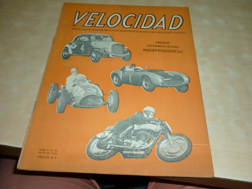 Lote Revista Velocidad 6 Ediciones 1952 A 1955 Excelentes