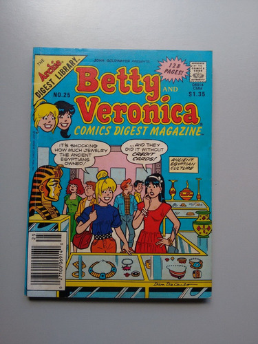 Gibi Hq Archie Betty Veronica 25  Em Inglês Ano 1987