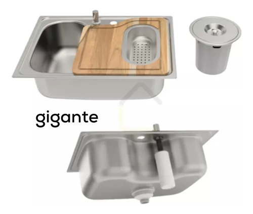 Cuba Sob Tramontina Morgana Max Aço 86x50 Lixeira Misturador