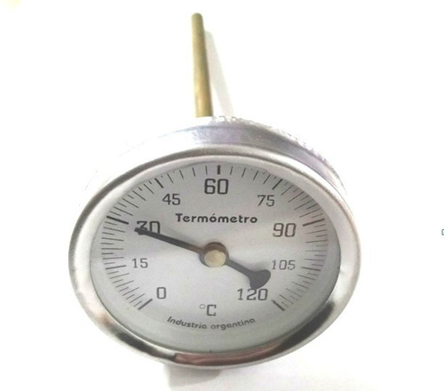 Pirómetro Termometro Freidora Bulbo / Olla Cervecera 120°