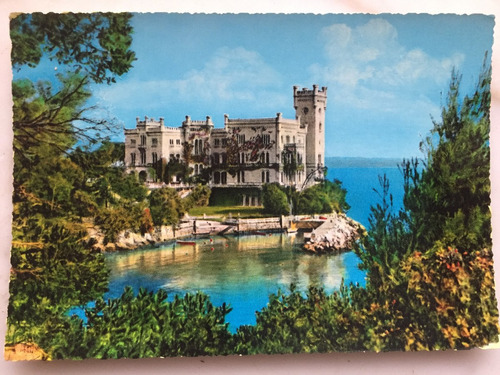 Postal Antigua * Castello Di Miramare Trieste Italia 1950