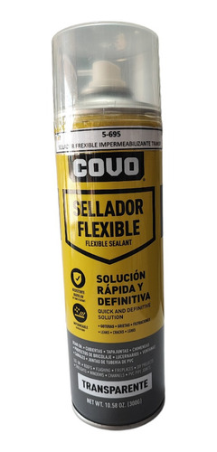 Sellador Flexible Spray Para Impermeabilizar 300gr Covo 