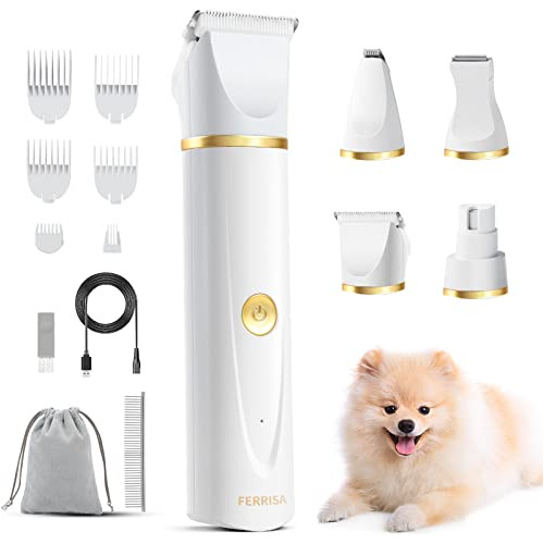 Dog Clippers For Grooming,  Professional Cordless Dog T...