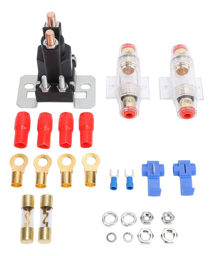 Kit De Cableado Con Aislador, 12 V, 500 A, Alta Corriente, L