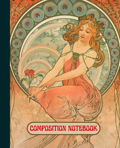 Libro: Composition Notebook: Art Nouveau Journal. Perfect Fo