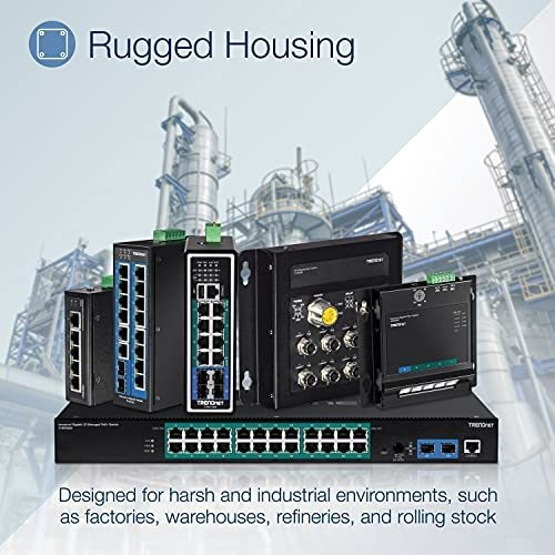 Conmutador Carril Din 5 Puerto Ethernet Rapido Ti E50 1