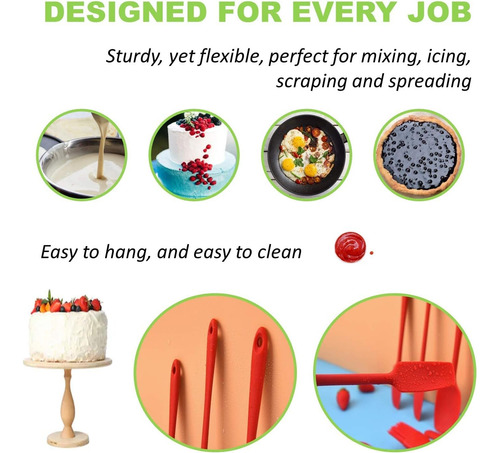 Mjdfs Silicone Spatula Set Utensils De Cocina Antiadherentes