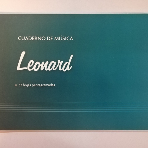 Imagen 1 de 2 de Cuaderno Pentagramado 32 Hojas Leonard Lnd-32