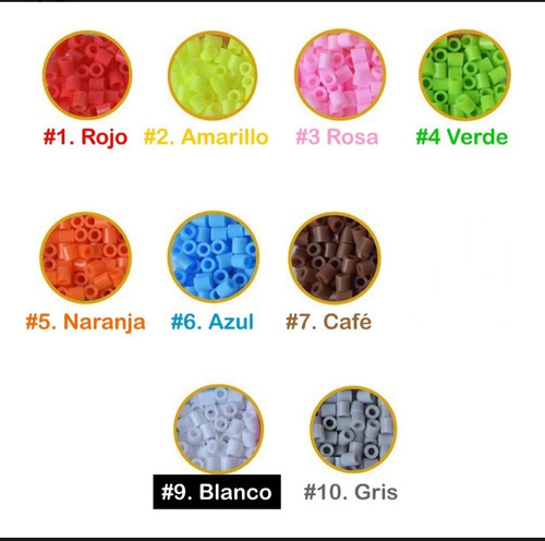 Hama Beads Midi 5mm Bolsa X 1500 - Perlas Magicas - Perler