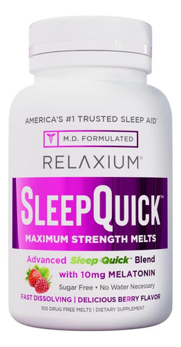 Relaxium Suplemento Para Dormir 10 Mg Melatonina 100
