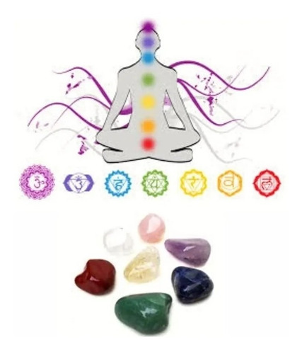 7 Cristales De Chakras / Piedras Naturales