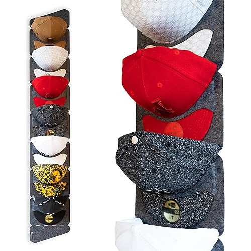 Caprack,   Display De Gorras Ajustadas, Sin Necesidad D...