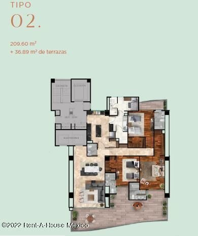 Imagen 13 de 13 de Departamento En Venta En Bosque Real, Huixquilucan Rt 23-409