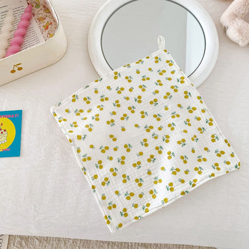 Breathable Washcloth 6 Layer Cotton Gauze Towel For Newborns