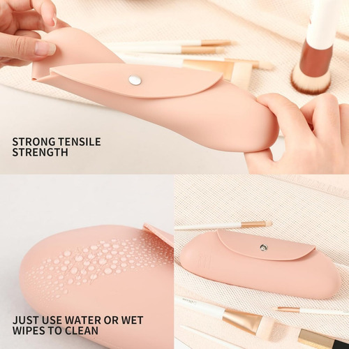 Estuche De Viaje Para Brochas De Maquillaje, 1 Unidad, Organ