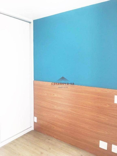Imagem 11 de 30 de Apartamento Para Alugar, 39 M² Por R$ 2.300/mês - Perdizes - Px Puc São Paulo/sp - Ap0591