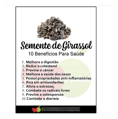 Semente Girassol S/ Casca Crua+abobora Crua S/casca1kg Cada