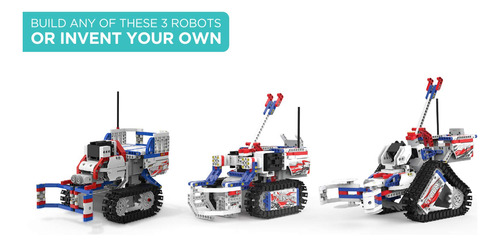 Kit Robot Competitivo Champbot Stem 522 Piezas Robotics Azul