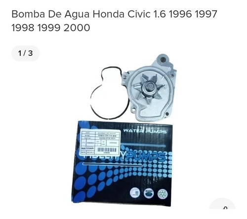 Bomba De Agua Honda Civic/emotion 1.8