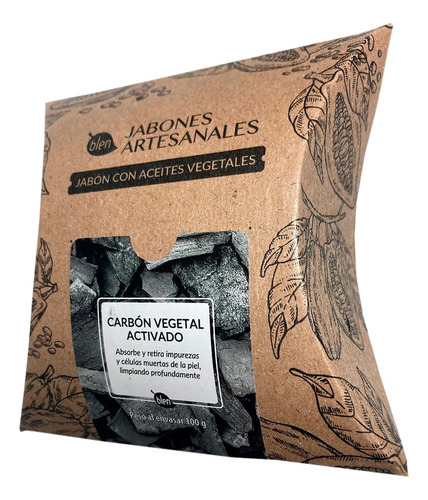 Jabón Artesanal Carbon Activado Blen