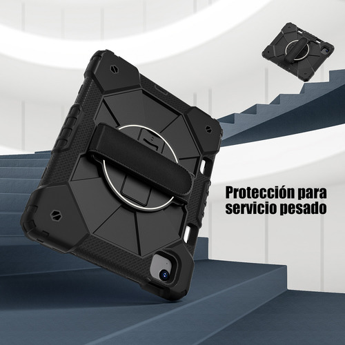 Funda Para iPad 9 8 7 Gen. 10.2 Correas Hombro Uso Rudo