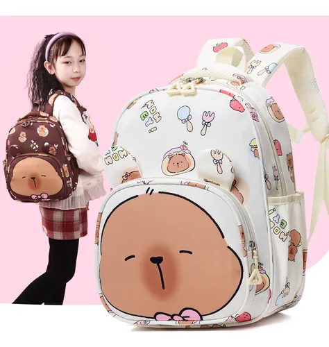 Mochila Escolar Ligera Con Estampado De Dibujos Animados
