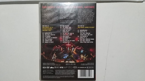 Iron Maiden / Live At Estadio Nacional 2 Dvds Nuevo (Usado)