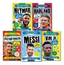 Comprar Kit Feras Do Futebol: 05 Livros - Messi + Cr7 + Neymar + Haaland + Vini Jr, De Simon Mugford. Feras Do Futebol Editorial Editora Fundamento, Capa Mole Em Português, 2024